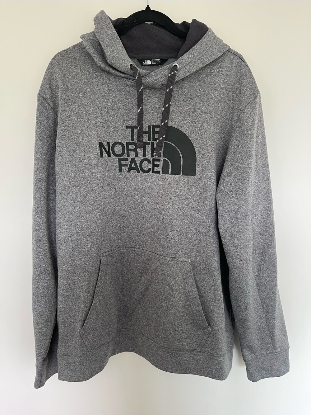 The North Face Men's Heather Gray Logo Hoodie